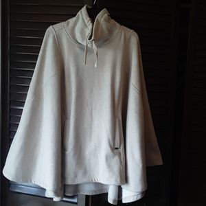 UGG  Poncho , Fleece- lined cotton poncho